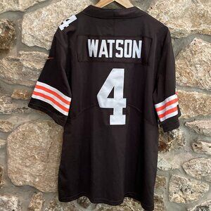 NFL Cleveland Browns Deshaun Watson #4 Nike Men's Official Football Game Jersey